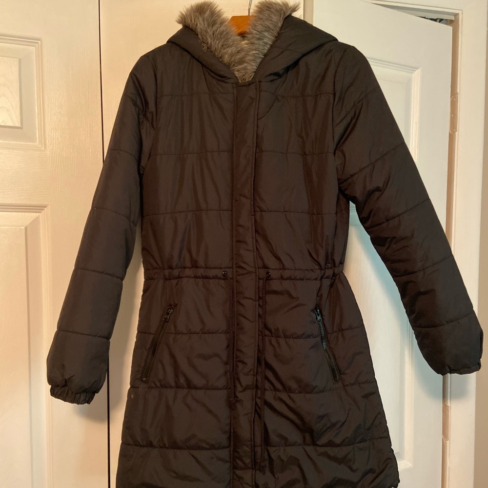 Jack by BB Dakota Puffy Jacket, Faux Fur, Hooded